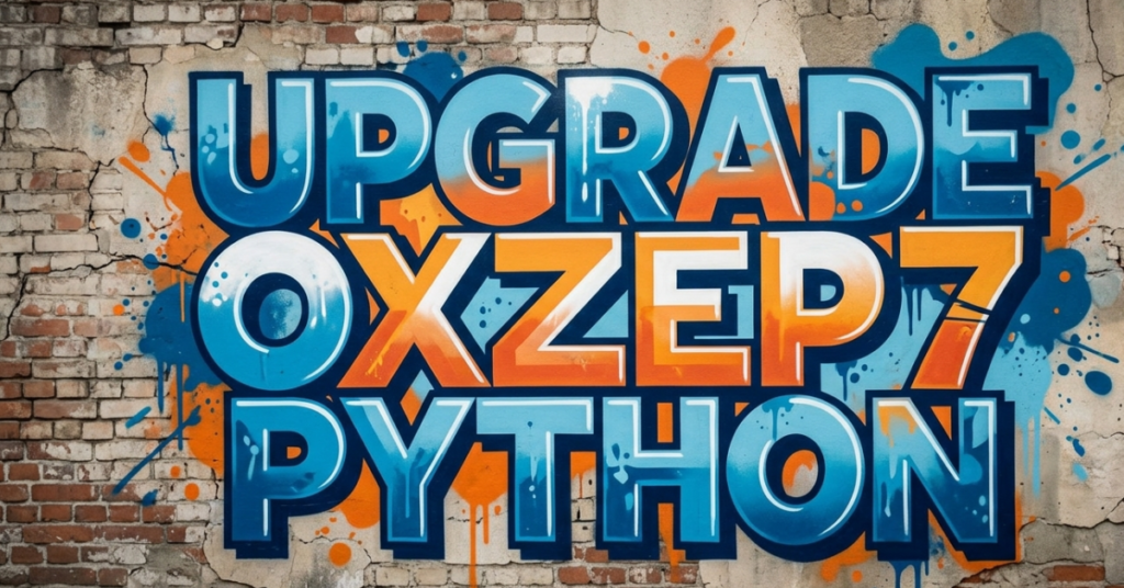 How to Upgrade Oxzep7 Python: A Comprehensive Guide upgrade oxzep7 python